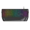 Gaming klaviatūra GENESIS Rhod 350 RGB — pilno dydžio 104 klavišų USB QWERTY juoda, RGB apšvietimas, nuimama riešo atrama
