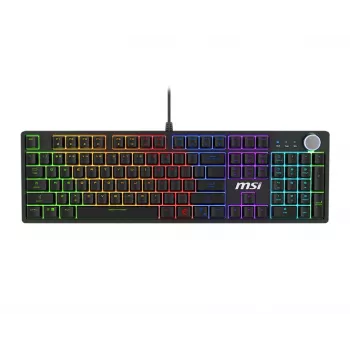 MSI FORGE GK320 RED klaviatūra, mechaninė, USB, QWERTY, anglų, juoda