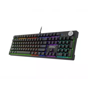 MSI FORGE GK320 RED klaviatūra, mechaninė, USB, QWERTY, anglų, juoda