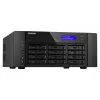 NAS bokštas QNAP TS-h1290FX — EPYC 7302P 3.0 GHz, 128 GB DDR4, 12 lizdų, QuTS hero, juodas