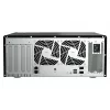 NAS bokštas QNAP TS-h1290FX — EPYC 7302P 3.0 GHz, 128 GB DDR4, 12 lizdų, QuTS hero, juodas
