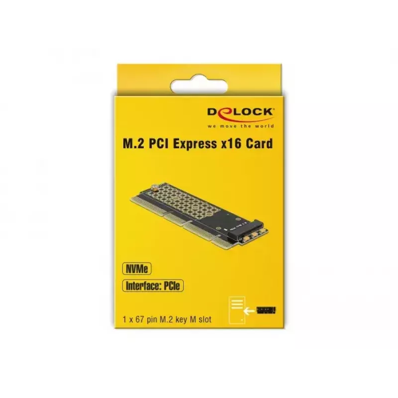 DeLOCK 90303 PCIe M.2 interfeiso plokštė