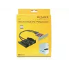 Delock 61775 USB 3.2 Gen 1 sąsajos plokštė su priekiniu skydeliu
