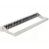 Delock 43280 Keystone komutacinė panelė, 19", 48 prievadų, 1U, juoda