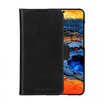 Mobiliojo telefono dėklas su atlenkiamu dangteliu dbramante1928 Lynge, Samsung Galaxy S25+, 6,7 colio, juodos spalvos