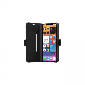 Dėklas su pinigine dbramante1928 Copenhagen Slim iPhone 12/12 Pro 6,1 juodas