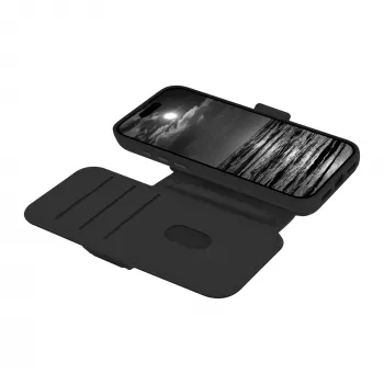 dbramante1928 Lynge MS ICON dėklas telefonui Folio Juoda