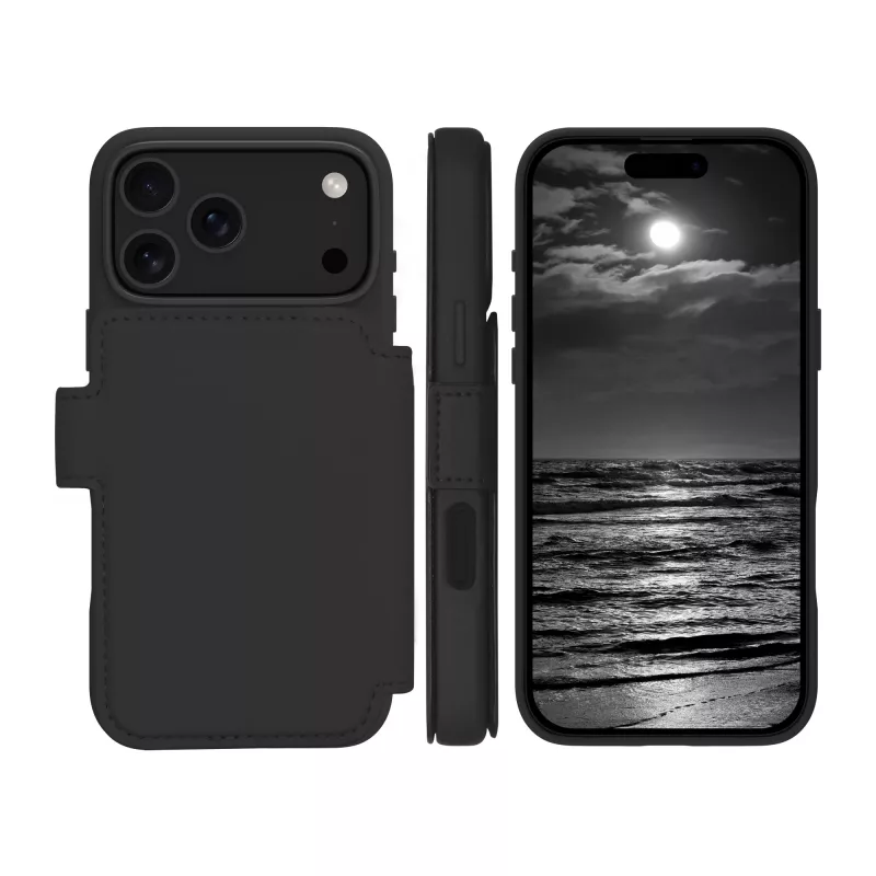 dbramante1928 Lynge MS ICON dėklas telefonui Folio Juoda