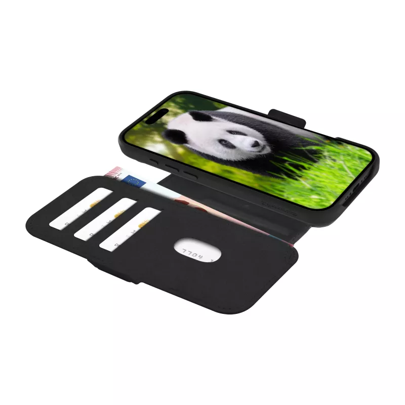 dbramante1928 Lynge MS dėklas iPhone 17 Air Folio Juoda