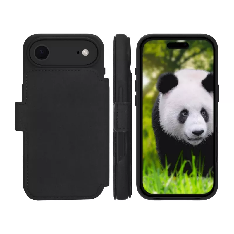 dbramante1928 Lynge MS dėklas iPhone 17 Air Folio Juoda