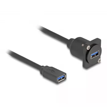 DeLOCK D tipo USB laidas, lizdas-lizdas, 5 Gbps, 20 cm