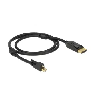 DisplayPort kabelis DeLOCK 83721 Mini DisplayPort 1 m juodas
