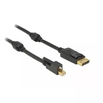 DisplayPort kabelis DeLOCK 83721 Mini DisplayPort 1 m juodas