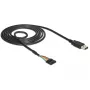 USB laidas DeLOCK 1,8 m USB 2.0-A / TTL 6 kontaktų juodas