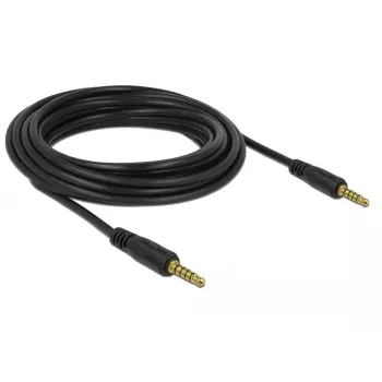 Garso laidas DeLOCK 85699 5m 3,5mm Juodas