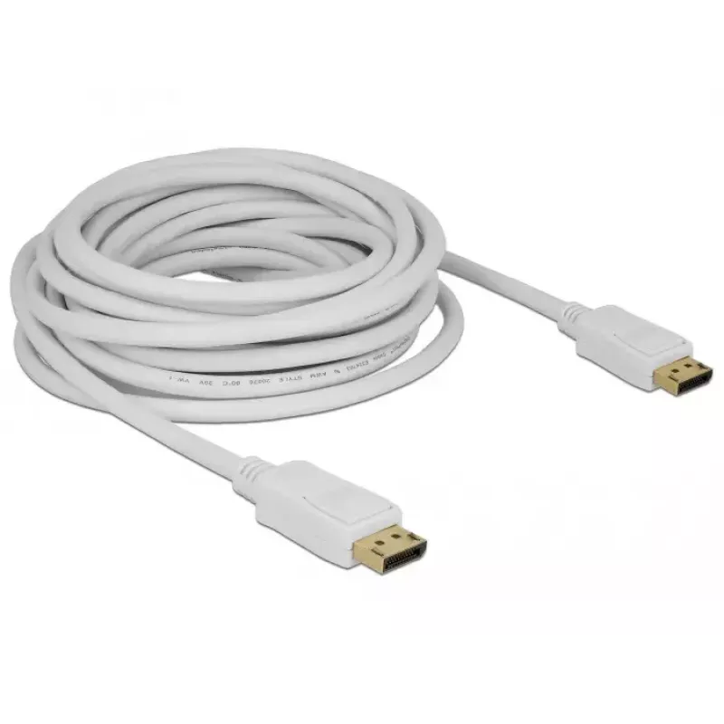 DisplayPort kabelis DeLOCK 84861 7 m Baltas