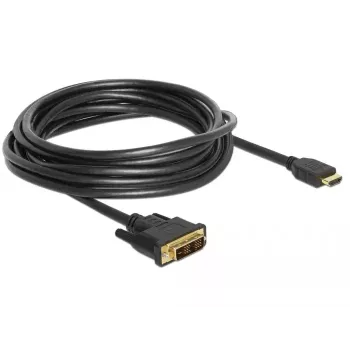 Laido adapteris DeLOCK 85586 DVI-D į HDMI Type A Juodas 5 m