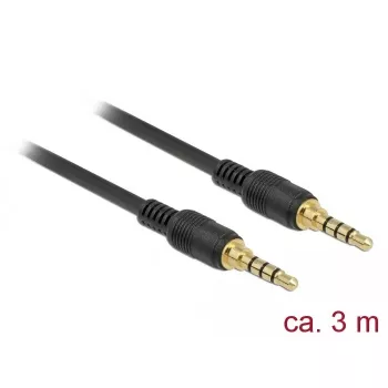 Garso laidas DeLOCK 85601 3 m 3,5 mm juodas