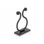 Laikiklis kabeliams DeLOCK 60176 juodas 10 vnt.