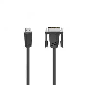 Hama 00205018 vaizdo kabelio adapteris 1,5 m HDMI A tipo (standartinis) – DVI-D juodas