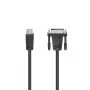 Hama 00205018 vaizdo kabelio adapteris 1,5 m HDMI A tipo (standartinis) – DVI-D juodas