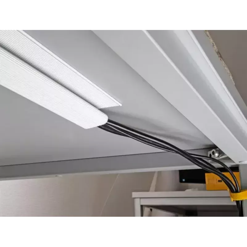 Kabelių kanalas DeLOCK 20884 montavimui po stalu 57x25mm 400mm 2vnt baltas