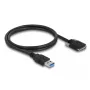 DeLOCK USB 3.0 laidas, Type-A (vyriškas) į Micro-B (vyrišką), 1 m, 5 Gbit/s