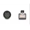 DeLOCK M12 adapterio kabelis A-koduotas 8 kontaktų moteriškas į RJ45 vyrišką 50 cm