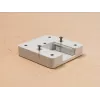 DeLOCK 11497 3-iejų lizdų kištukinis kubas su 1,5 m ilgintuvo kabeliu, USB įkrovikliu, apsauga nuo vaikų, baltas