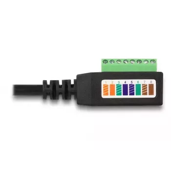 DeLOCK RJ45 kabelis Cat.5e lizdas į gnybtų bloką adapteris 21,5 cm