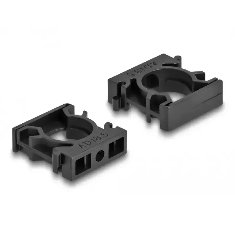 Laikiklis kabelių movoms DeLOCK 60484 18,5 mm juodas 8 vnt.