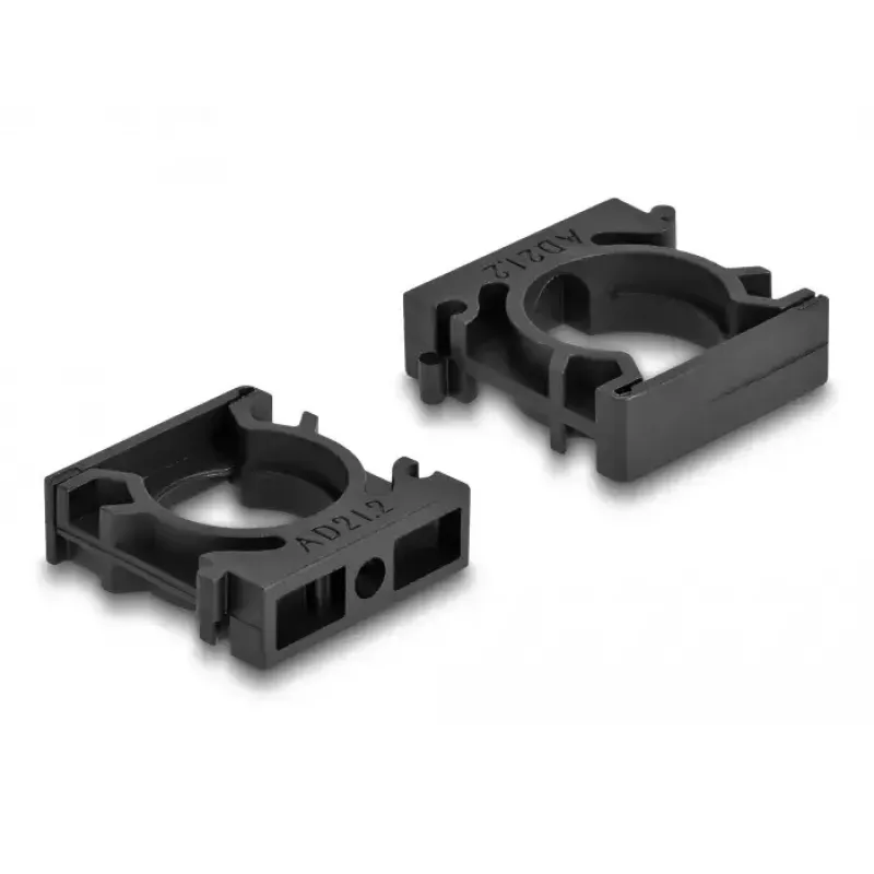 Kabelių laikiklis DeLOCK 60485 21,2 mm juodas 4 vnt.