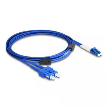DeLOCK šviesolaidinis kabelis LC Duplex į SC Duplex SingleMode OS2 3 m