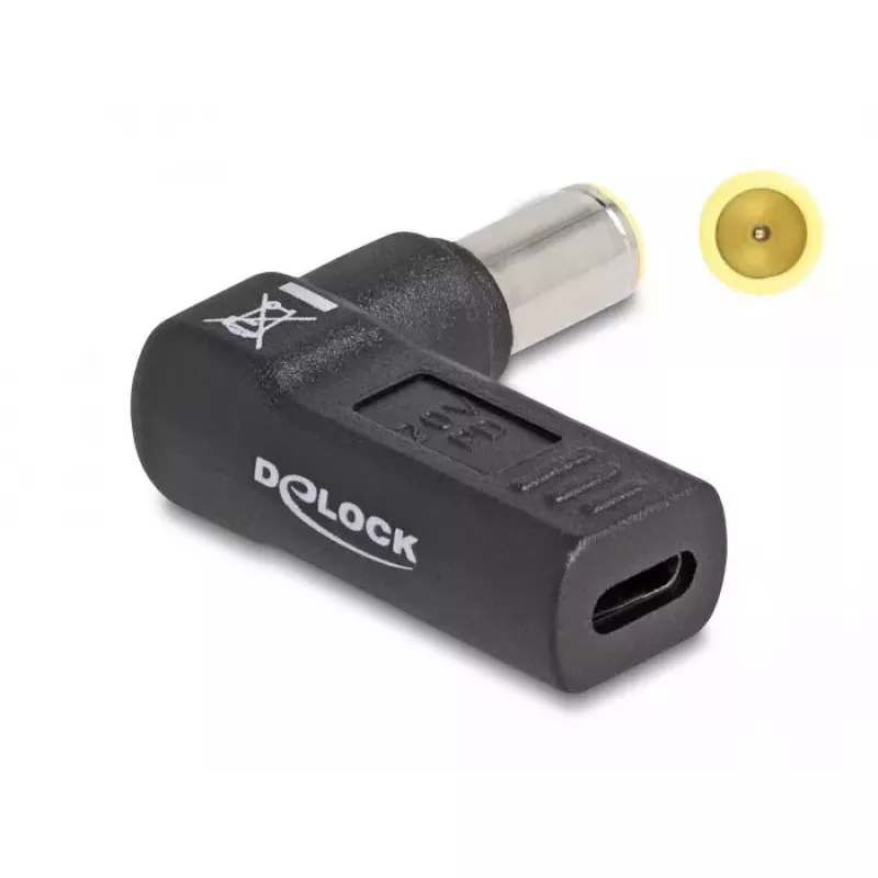 DeLOCK Adapter USB Type-C moteriškas į IBM 7,9 x 5,5 mm vyriškas 90° kampu