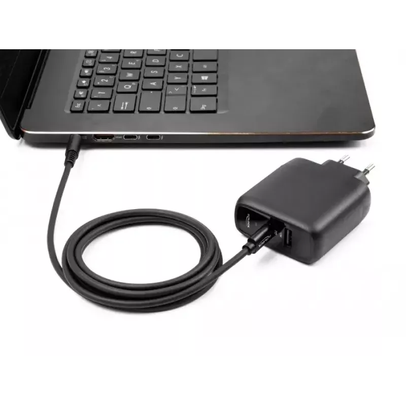 DeLOCK USB Type-C laidas nešiojamam kompiuteriui 5,5 x 2,5 mm 1,5 m 20 V