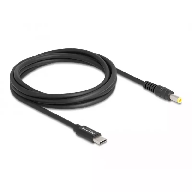 DeLOCK USB Type-C laidas nešiojamam kompiuteriui 5,5 x 2,5 mm 1,5 m 20 V