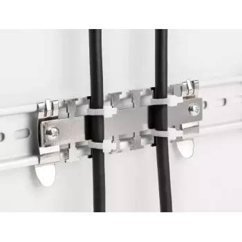 DeLOCK Kabelių spaustukas DIN bėgiui 3,5 cm skersmuo Metalinis