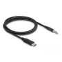 DeLOCK garso laidas USB Type-C (vyriškas) – 3,5 mm stereo kištukas, 1 m, juodas