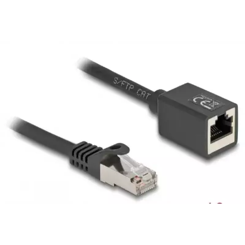 DeLOCK 90323 tinklo kabelis RJ-45 Cat6a 10 m juodas