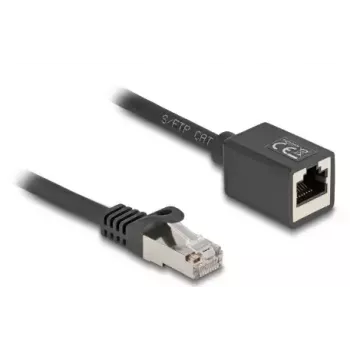 Tinklo kabelis DeLOCK 90294 RJ-45 Cat6a 1 m Juodas
