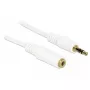 Garso ilginimo laidas 3.5 mm M-M DeLOCK 83771 5 m baltas