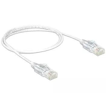 Tinklo laidas DeLOCK 83781 RJ-45 Cat6 1m Baltas