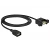 USB kabelis DeLOCK 85460 USB 2.0 1 m juodas