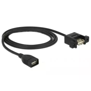 USB kabelis DeLOCK 85460 USB 2.0 1 m juodas