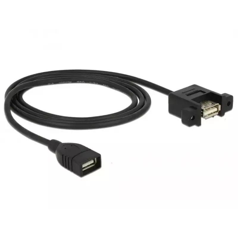 USB kabelis DeLOCK 85460 USB 2.0 1 m juodas