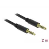 Garso kabelis DeLOCK 85792 2m 4.4mm juodas