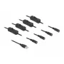 USB laidas – USB Type-A (vyriška) į 4 x DC 5,5 x 2,1 mm (moteriška) su jungikliu DeLOCK 86799