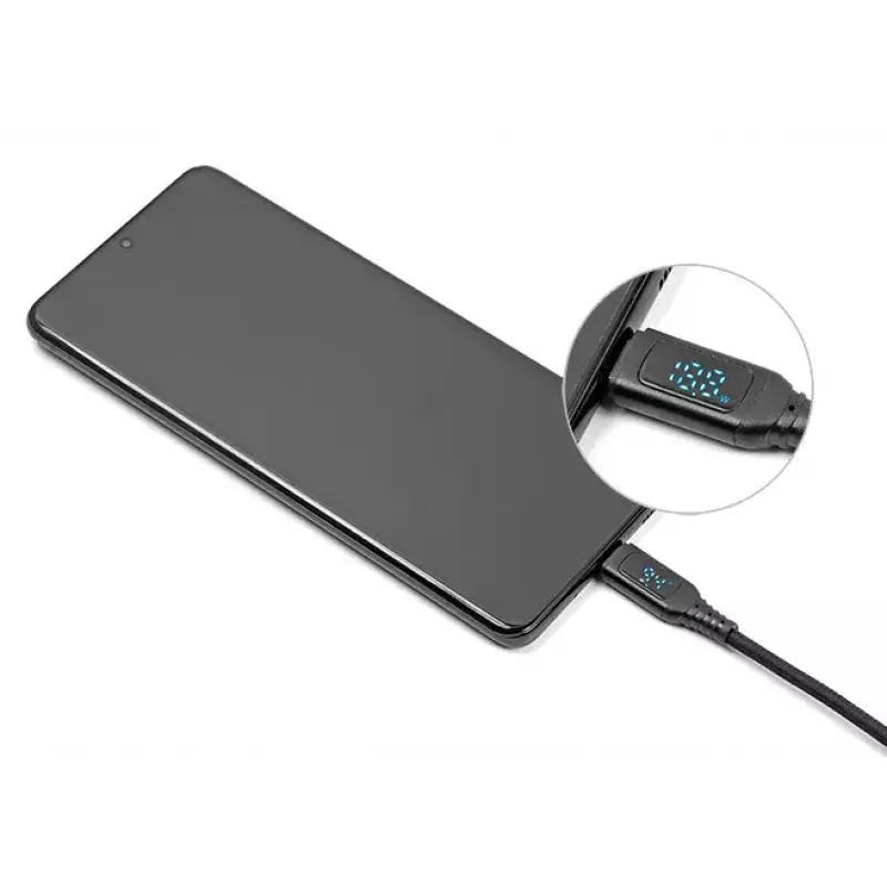 DeLOCK USB 2.0 greito įkrovimo laidas USB Type-C + USB Type-A kištukas į USB Type-C kištuką PD 3.1 140 W 1,20 m