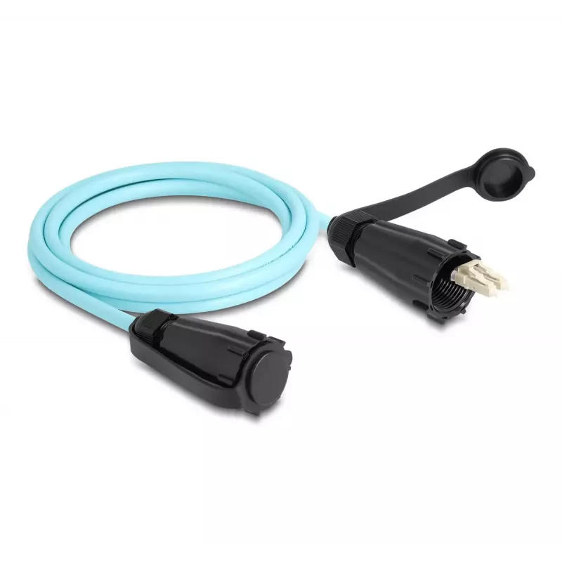 DeLOCK optinis pluošto kabelis LC Duplex – LC Duplex OM3 IP68 2 m