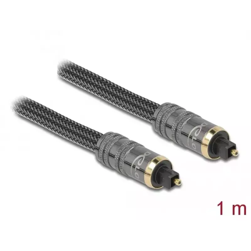 Audio kabelis DeLOCK 86983 TOSLINK 1 m antracitas